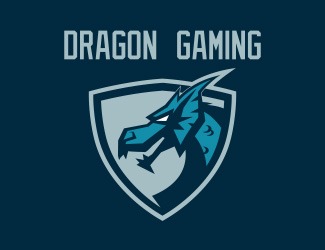 Projektowanie logo dla firm online DRAGON GAMING